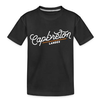 capbreton landes - T-shirt bio Premium Enfant - noir - Devant