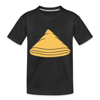 Crêpes Bretagne humour crêpe - T-shirt bio Premium Enfant - noir - Devant