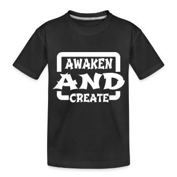 Illumination, expérience, innovation et progrès - T-shirt bio Premium Enfant - noir - Devant