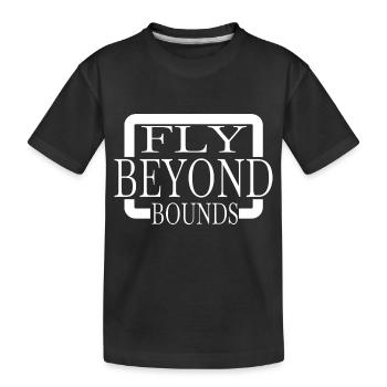 Citation drôle géniale Imagination innovante - T-shirt bio Premium Enfant - noir - Devant