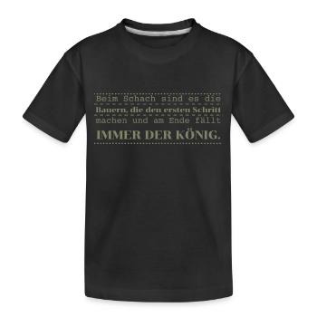 Farmer - Kids' Premium Organic T-Shirt - black - Front