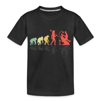 Retro Evolution Dentiste Dentisterie Dentaire Dentistes - T-shirt bio Premium Enfant - noir - Devant