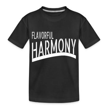 Unity in Diversity Savoring Delights - Kids' Premium Organic T-Shirt - black - Front