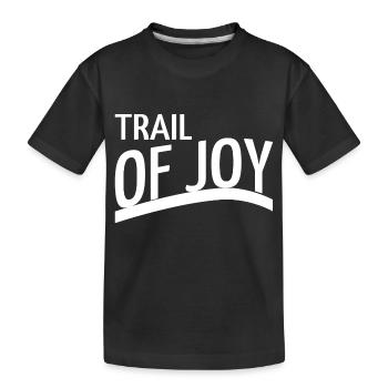 dictons drôles trouver le bonheur amusant - T-shirt bio Premium Enfant - noir - Devant