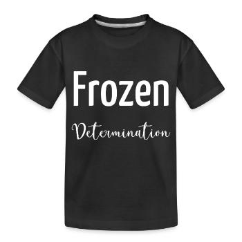 resilience mindset sayings fun hockey games - Kids' Premium Organic T-Shirt - black - Front