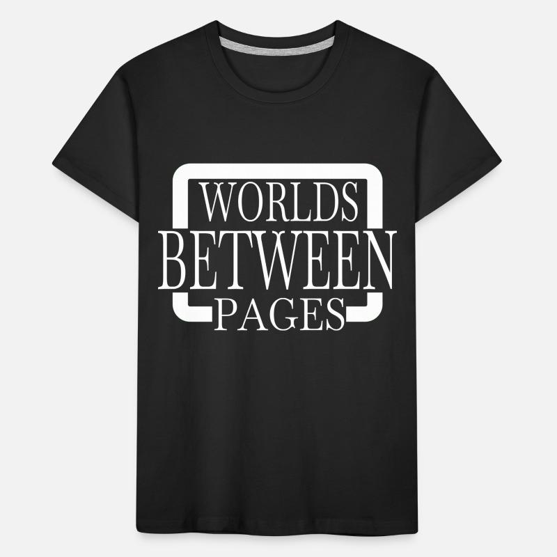 reading awesome cool present escaping reality Kinder Premium Bio T-Shirt