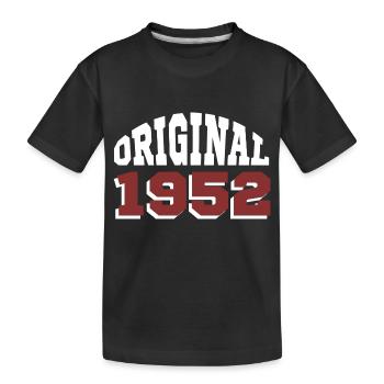 Original 1952 - Kids' Premium Organic T-Shirt - black - Front