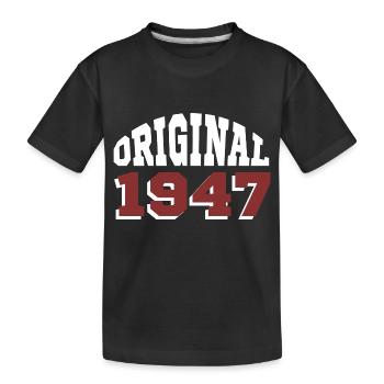 Original 1947 - T-shirt bio Premium Enfant - noir - Devant