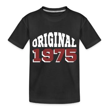 Original 1975 - T-shirt bio Premium Enfant - noir - Devant