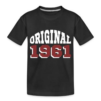 Original 1961 - T-shirt bio Premium Enfant - noir - Devant