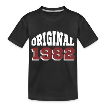 Original 1982 - T-shirt bio Premium Enfant - noir - Devant