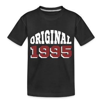 Original 1995 - Kinder Premium Bio T-Shirt - Schwarz - Vorne