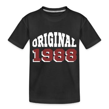 Original 1988 - Kids' Premium Organic T-Shirt - black - Front