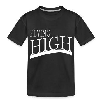 aircraft navigation present idea free-flying - Kinder Premium Bio T-Shirt - Schwarz - Vorne