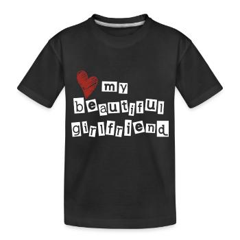 J’adore ma belle copine - T-shirt bio Premium Enfant - noir - Devant