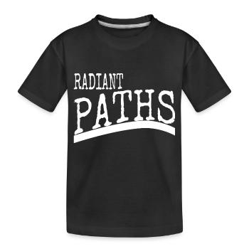 bday chassant le soleil citation soleil - T-shirt bio Premium Enfant - noir - Devant
