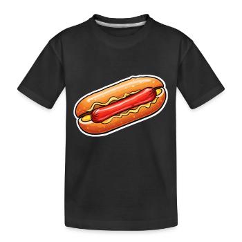 Hot-dog - T-shirt bio Premium Enfant - noir - Devant