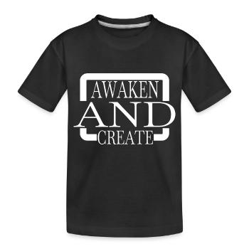 Innovation de rupture Innovation créative - T-shirt bio Premium Enfant - noir - Devant