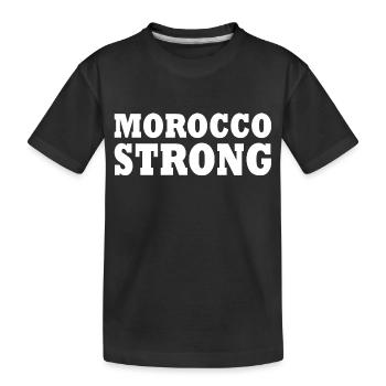 Morocco strong - T-shirt bio Premium Enfant - noir - Devant