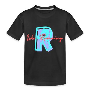 R Like Running - T-shirt bio Premium Enfant - noir - Devant