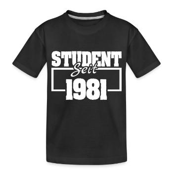 Etudiant 1981 - T-shirt bio Premium Enfant - noir - Devant