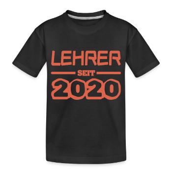2020 2020 - Kids' Premium Organic T-Shirt - black - Front