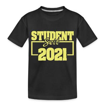 seit 2021 - Kinder Premium Bio T-Shirt - Schwarz - Vorne