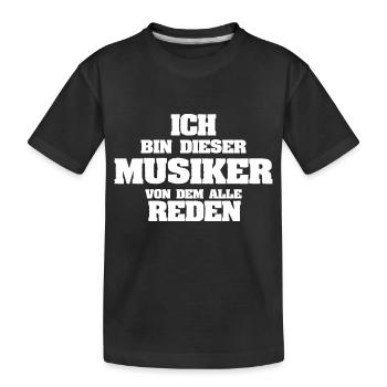 Musicien - T-shirt bio Premium Enfant - noir - Devant