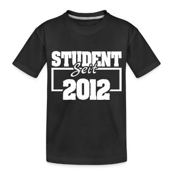seit 2012 - Kinder Premium Bio T-Shirt - Schwarz - Vorne
