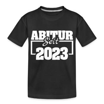 2023 - Kinder Premium Bio T-Shirt - Schwarz - Vorne