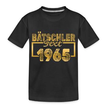 Single 1965 - Kids' Premium Organic T-Shirt - black - Front