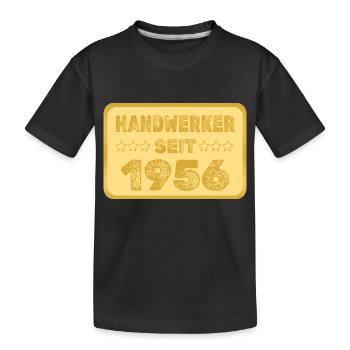 1956 - Kinder Premium Bio T-Shirt - Schwarz - Vorne