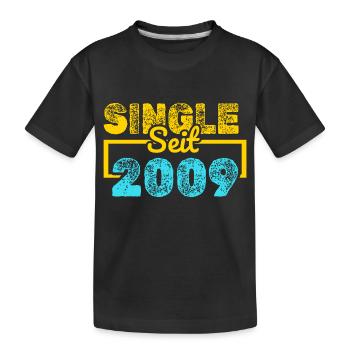 seit 2009 - Kinder Premium Bio T-Shirt - Schwarz - Vorne