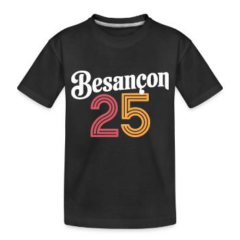 Besançon 25 - T-shirt bio Premium Enfant - noir - Devant