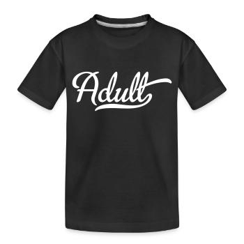 adulte - T-shirt bio Premium Enfant - noir - Devant