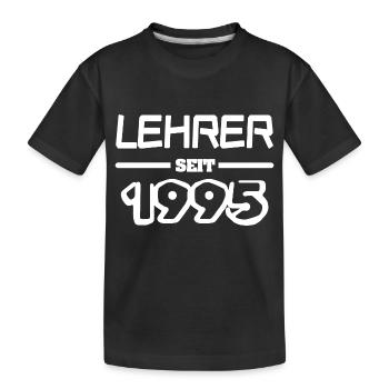 1995 - Kinder Premium Bio T-Shirt - Schwarz - Vorne