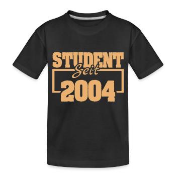 Etudiant 2004 - T-shirt bio Premium Enfant - noir - Devant