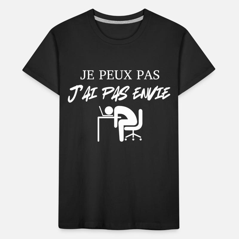 I can't I don't want to Kids' Premium Organic T-Shirt