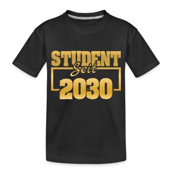 Étudiant 2030 - T-shirt bio Premium Enfant - noir - Devant