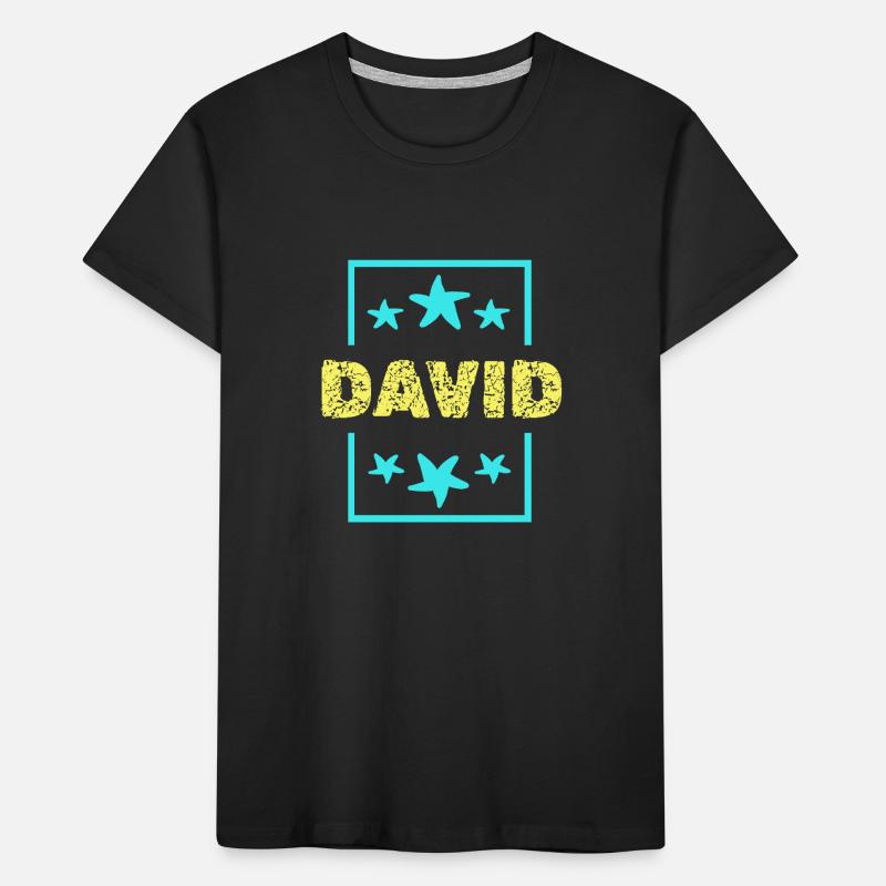 David David T-shirt bio Premium Enfant