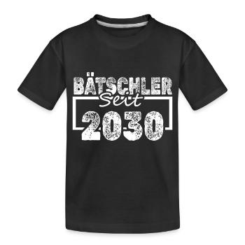 2030 - T-shirt bio Premium Enfant - noir - Devant