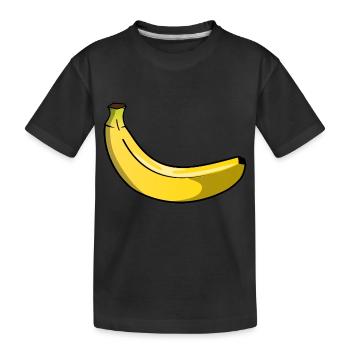 Banane - T-shirt bio Premium Enfant - noir - Devant