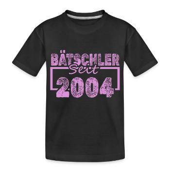 Single 2004 - Kids' Premium Organic T-Shirt - black - Front