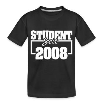 2008 - Kids' Premium Organic T-Shirt - black - Front