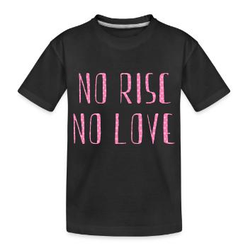 pas de risc pas d’amour - T-shirt bio Premium Enfant - noir - Devant
