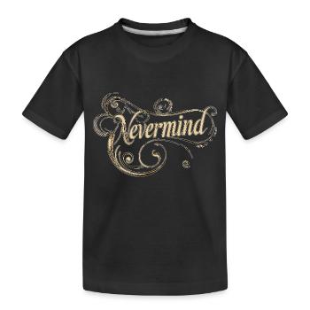 Macht nichts - Kinder Premium Bio T-Shirt - Schwarz - Vorne