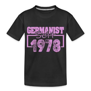 Studied in 1978 - Kids' Premium Organic T-Shirt - black - Front