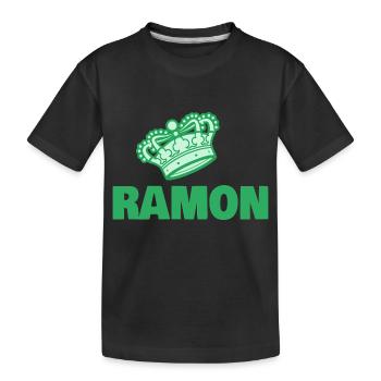 Ramon comme prénom - T-shirt bio Premium Enfant - noir - Devant