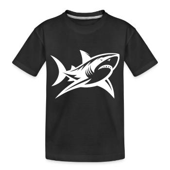 Le requin des profondeurs rencontre le tatouage Sharp et élégant - T-shirt bio Premium Enfant - noir - Devant
