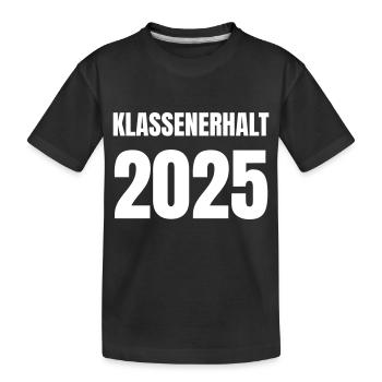 Rester dans la ligue en 2025 - T-shirt bio Premium Enfant - noir - Devant
